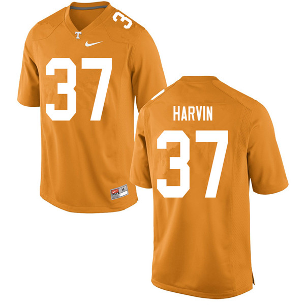 Men #37 Sam Harvin Tennessee Volunteers College Football Jerseys Sale-Orange